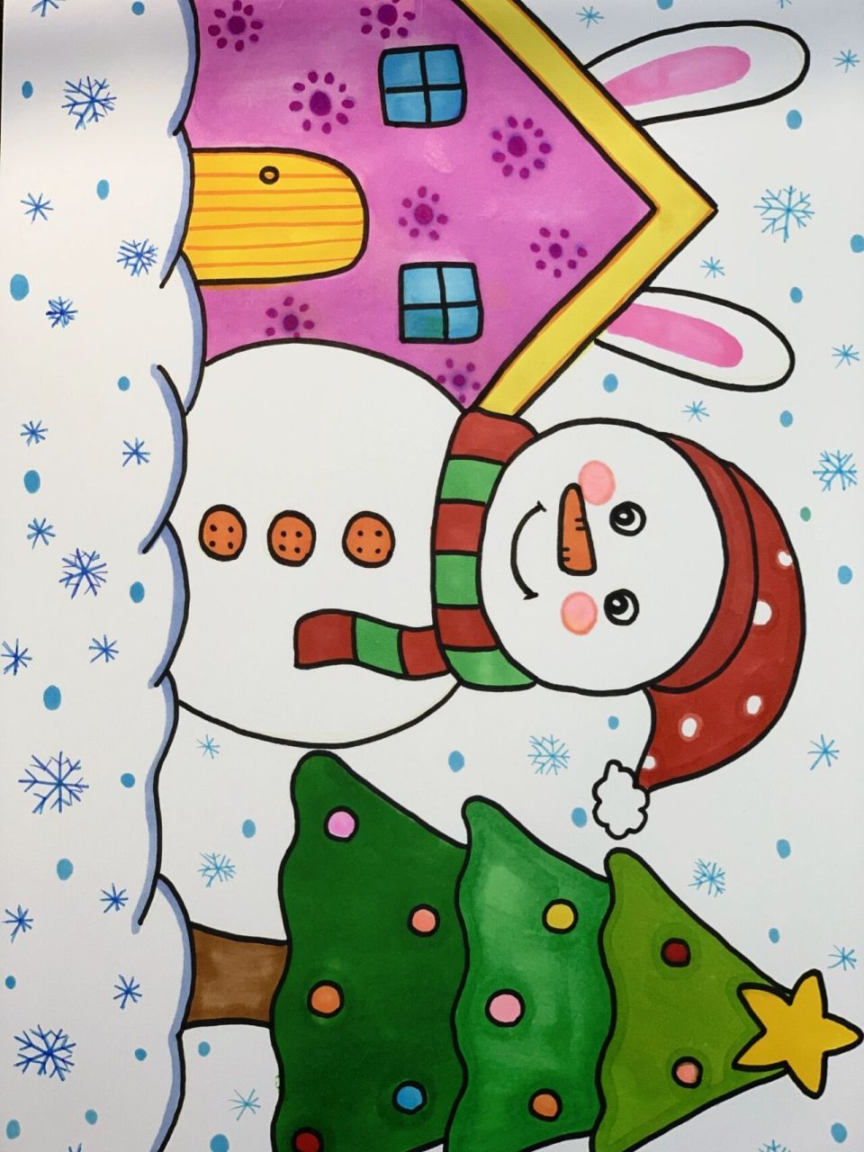 冬天简笔画合集   #  冬天简笔画合集