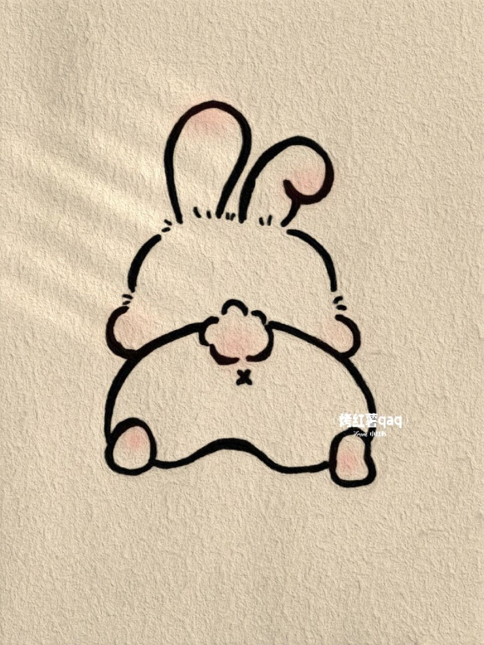 简笔画教程|可爱兔兔!
