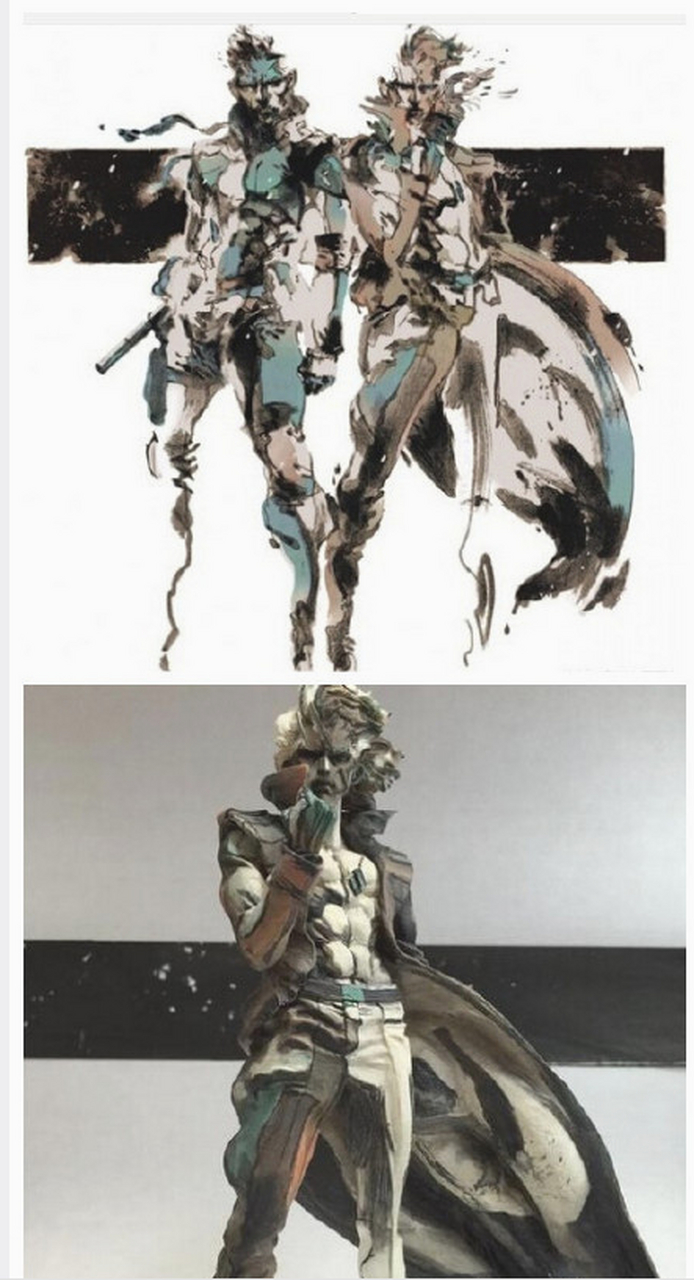 如何勾搭游戏大佬#【《合金装备》liquid snake手办神还原新川洋司