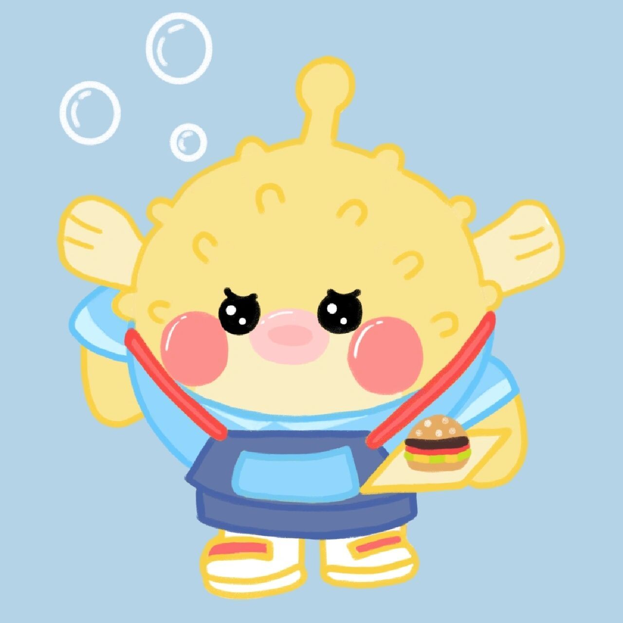 头像分享|可爱小蛋仔 好想有这些皮肤呀 攒了一个九宫格 这几天画的