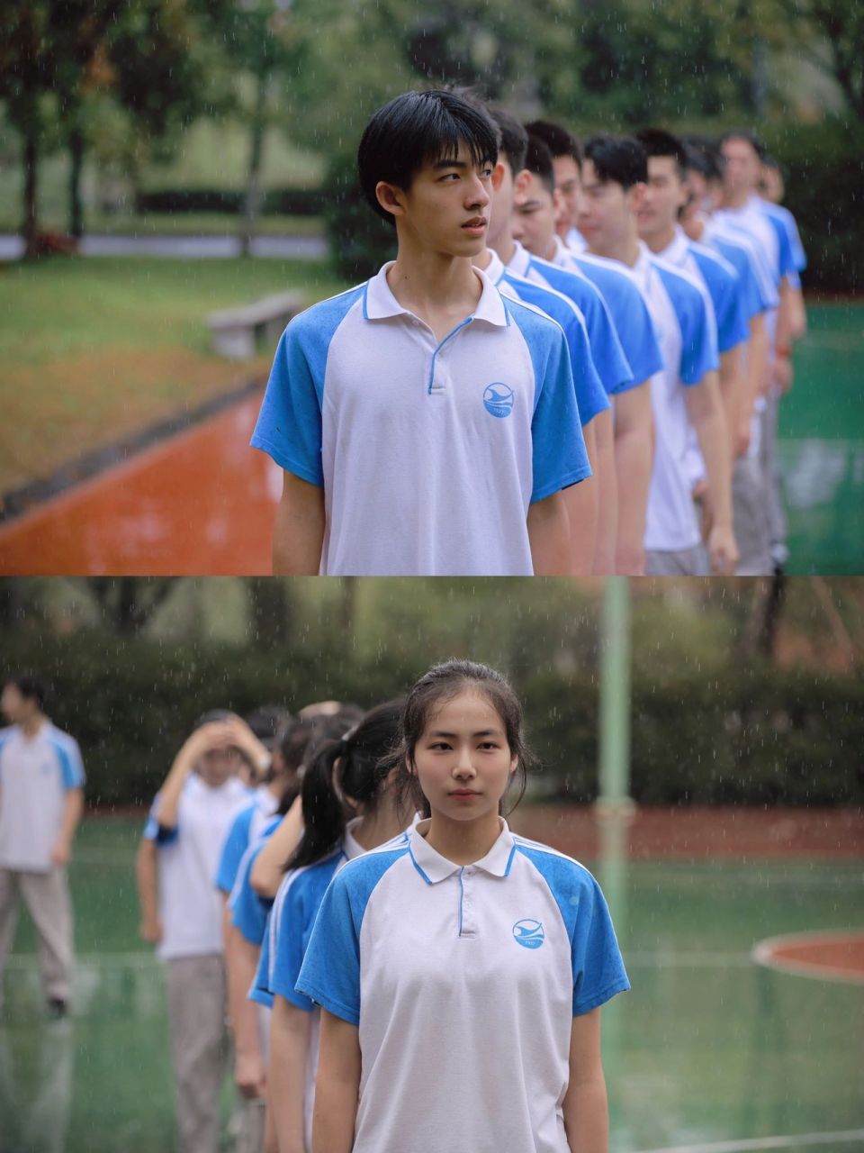 金华约拍/义乌中学/校服也可以这么美 高三的军训记录 说是随意记录下