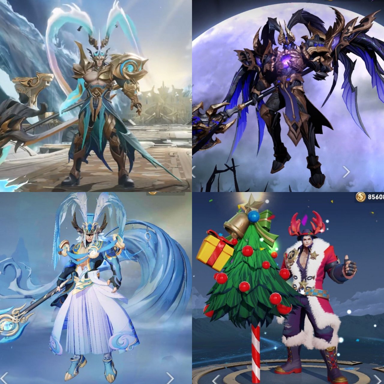 吕布四款皮肤特效对比 感觉新皮肤一二技能细节方面还是挺不错的