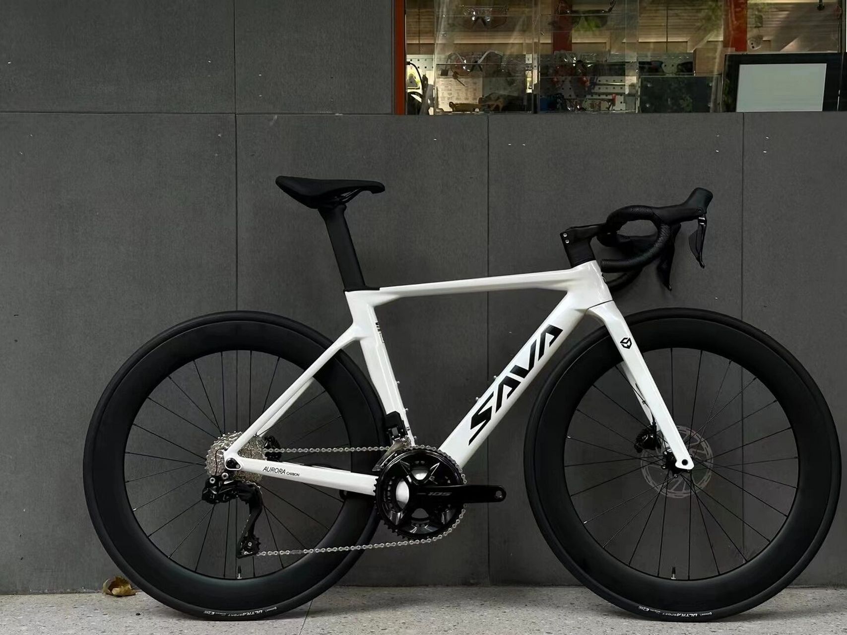 sava 公路车,亲民品牌～ sava 气动整车,7170版本,碳架,碳轮,碳把