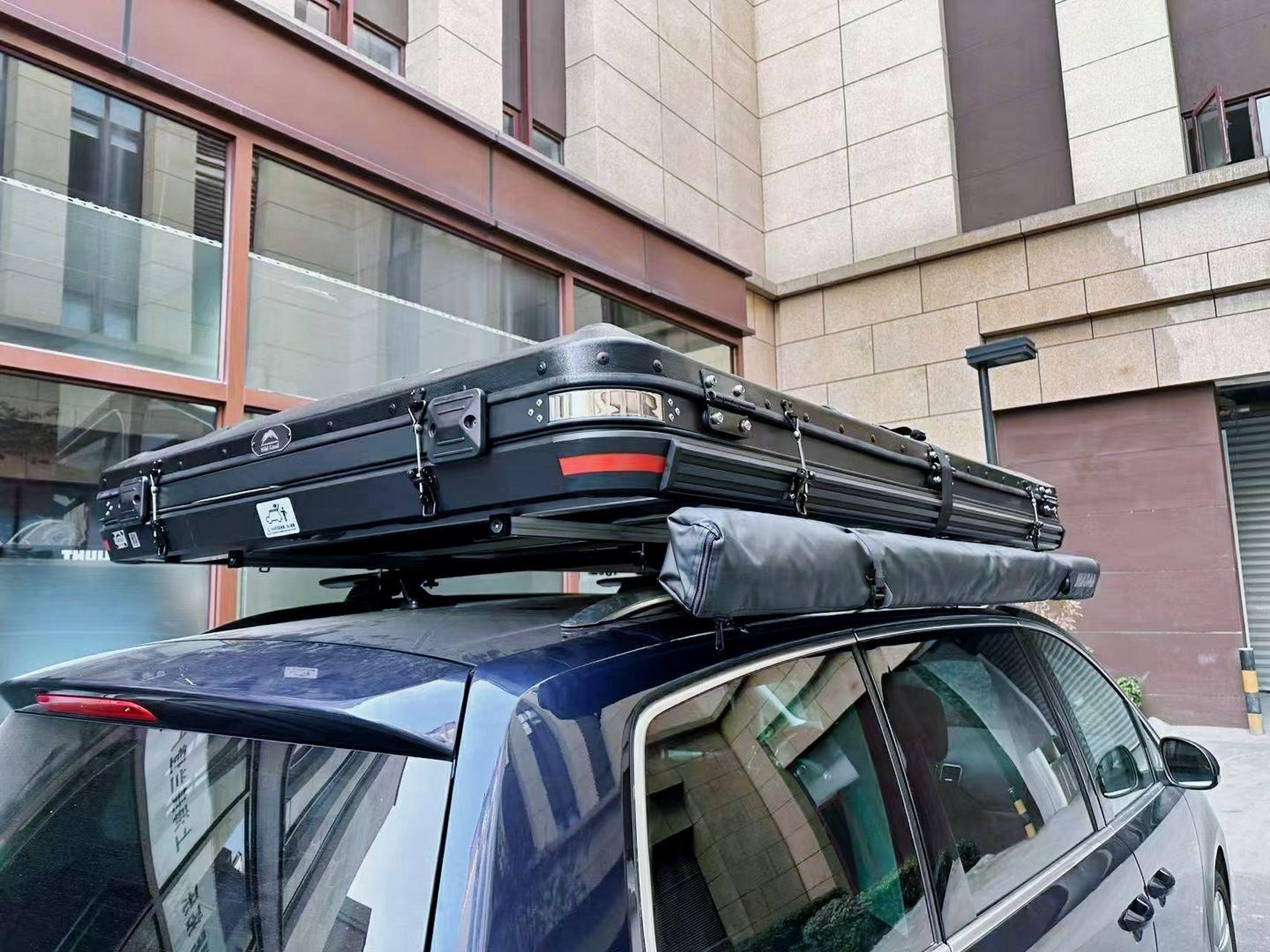 夏朗 & 秋野地电动车顶帐篷 &yakima侧帐电动帐篷,省时又省力#改装