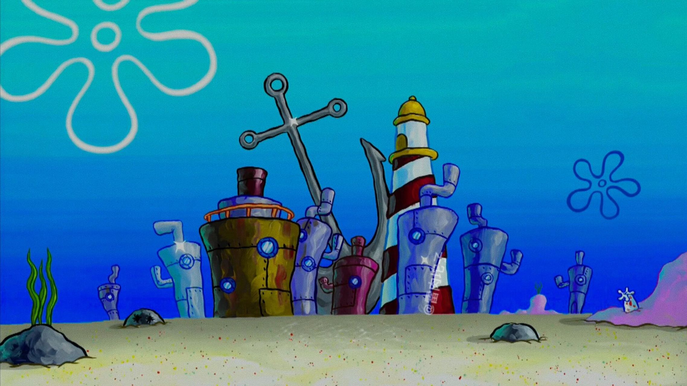 比奇堡全景合集 欢迎来到bikini 海绵宝宝 海绵宝宝壁纸 动漫壁纸