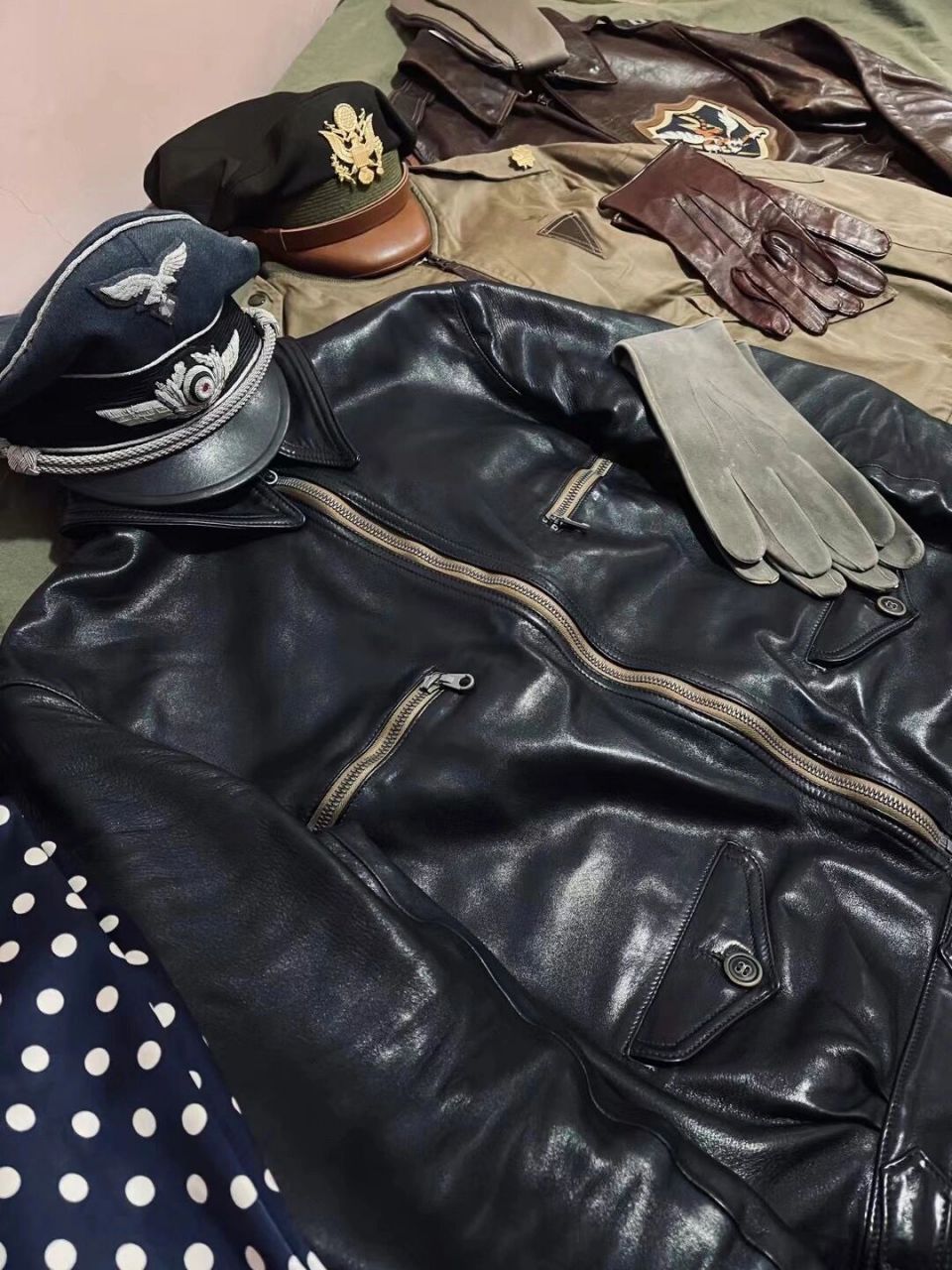 我的复古衣柜:二战飞行员夹克系列 夹克品牌有eastman leather(elc)
