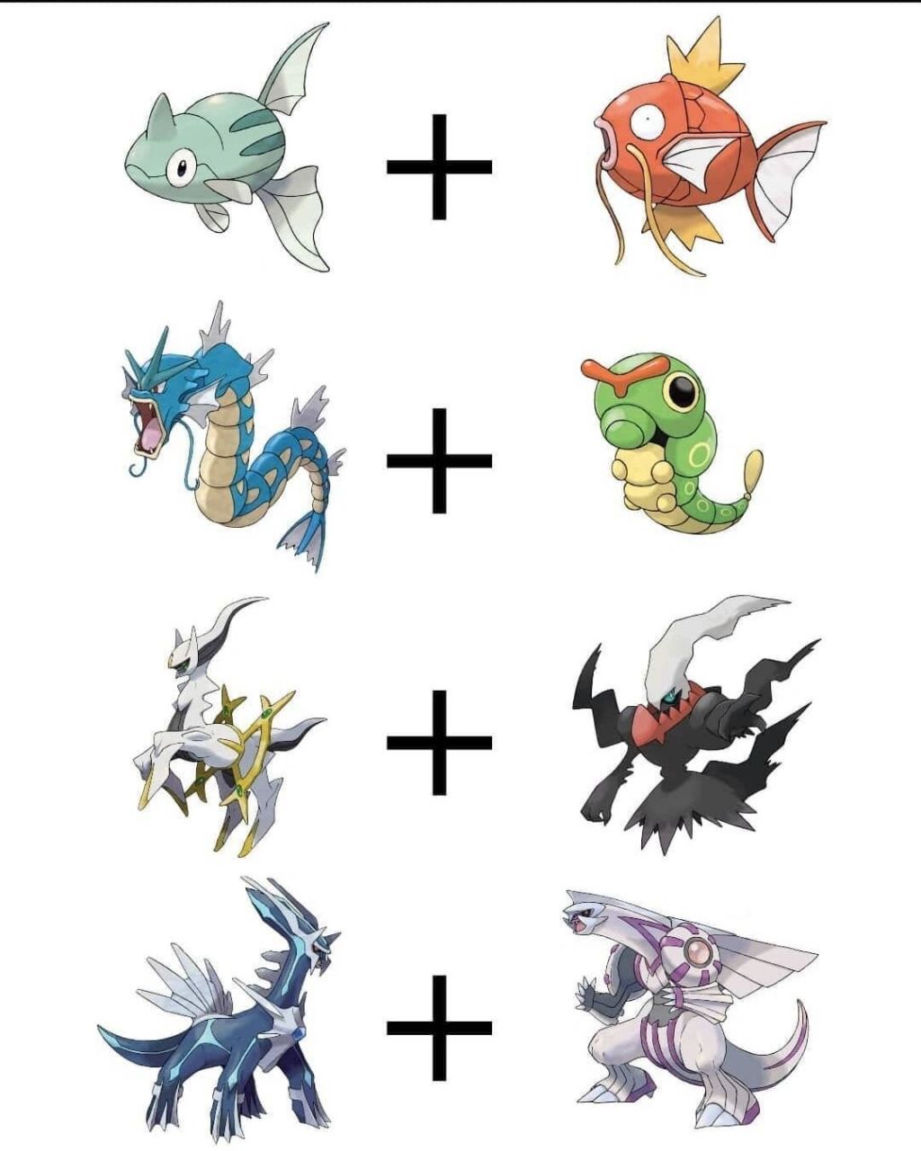 宝可梦 合体形态(九) 今天来更新一组宝可梦的合体形态 	 万众期待的
