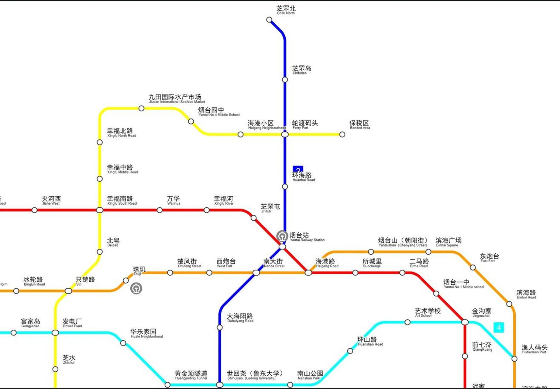 烟台轻轨图片