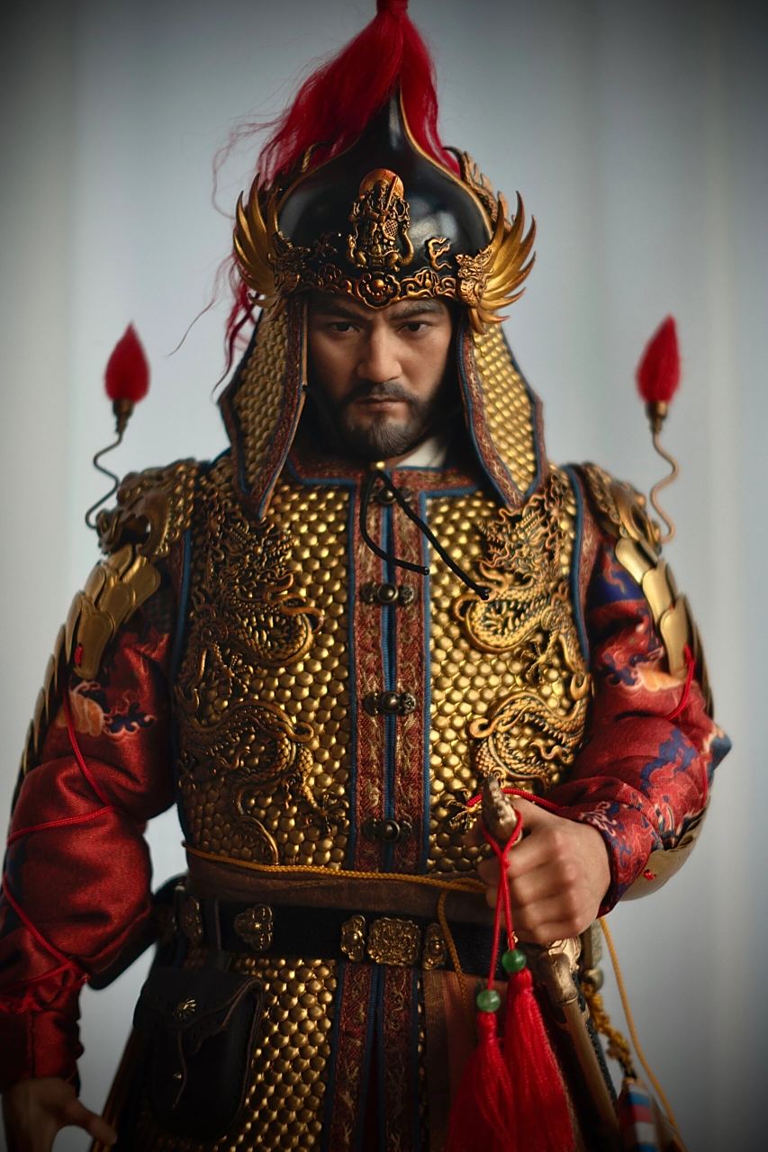 明代皇帝戎装 皇帝甲胄(明朝) 空灵阁 1/6 明神宗【盔甲版】(/ b金甲