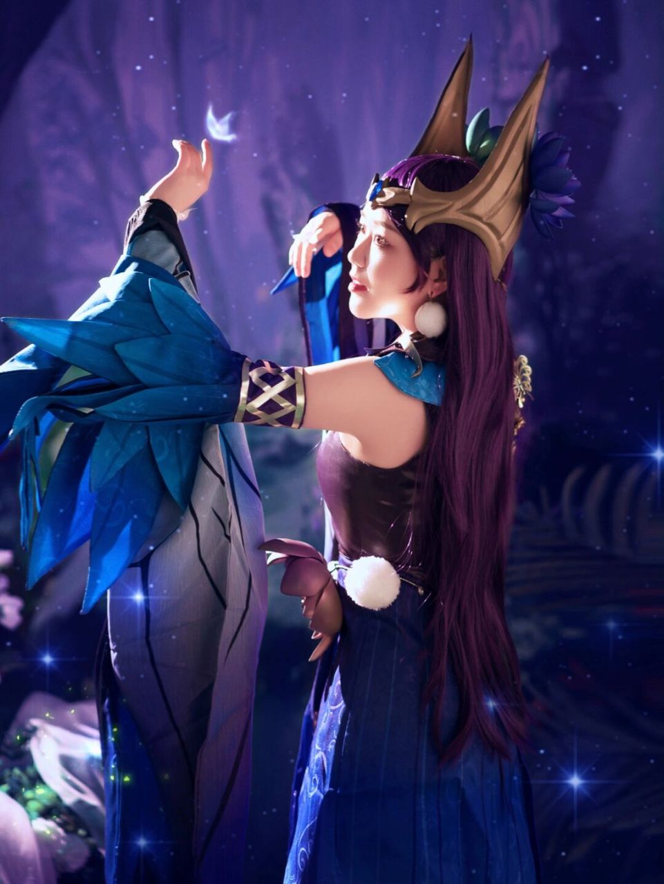  cos系列写真|遇见神鹿和王者荣耀绝美瑶瑶遇见神鹿万物有灵生生不息