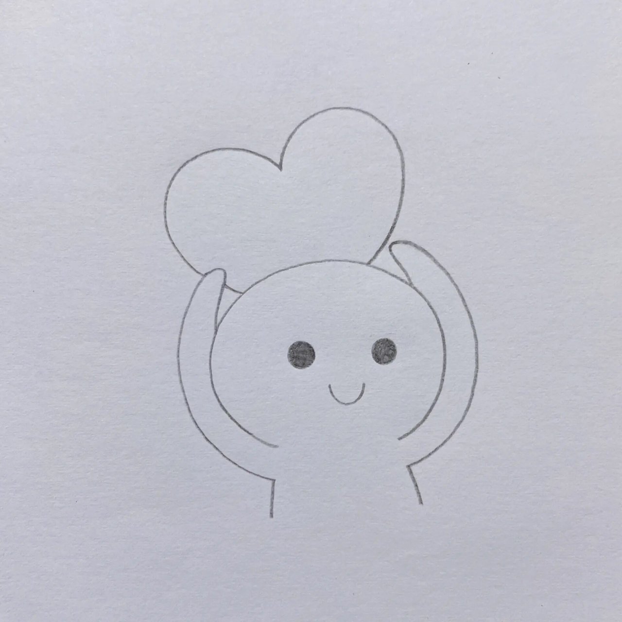 送你小心心简笔画教程