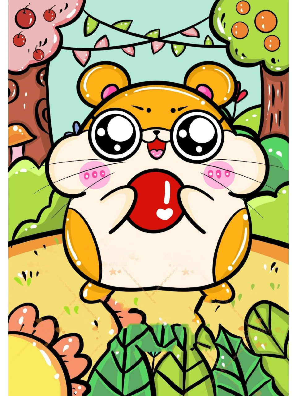 创意美术仓鼠91儿童画 93关注,更新提醒中9595 93评论,要无