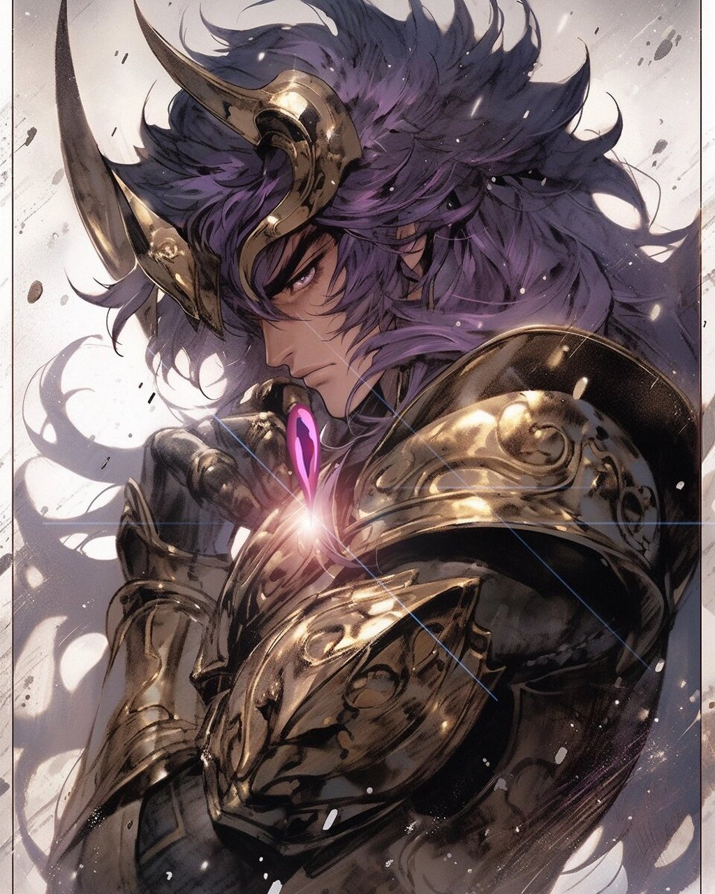 midjourney | 美版重绘圣斗士天蝎座米罗