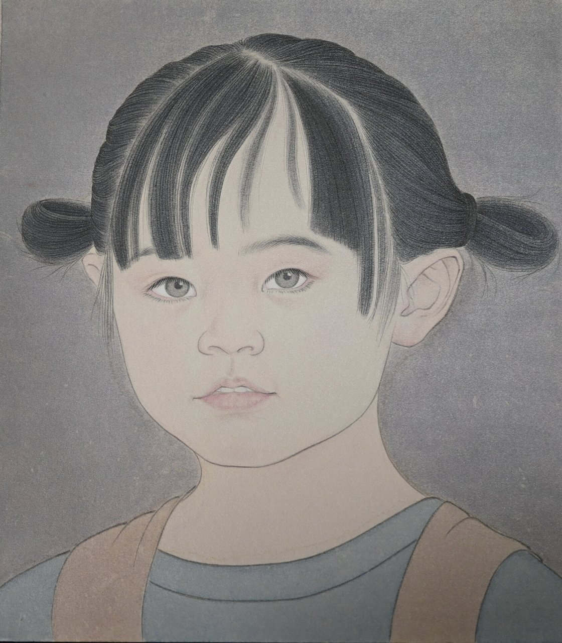 工笔人物画之儿童头像练习 之前的头像练习