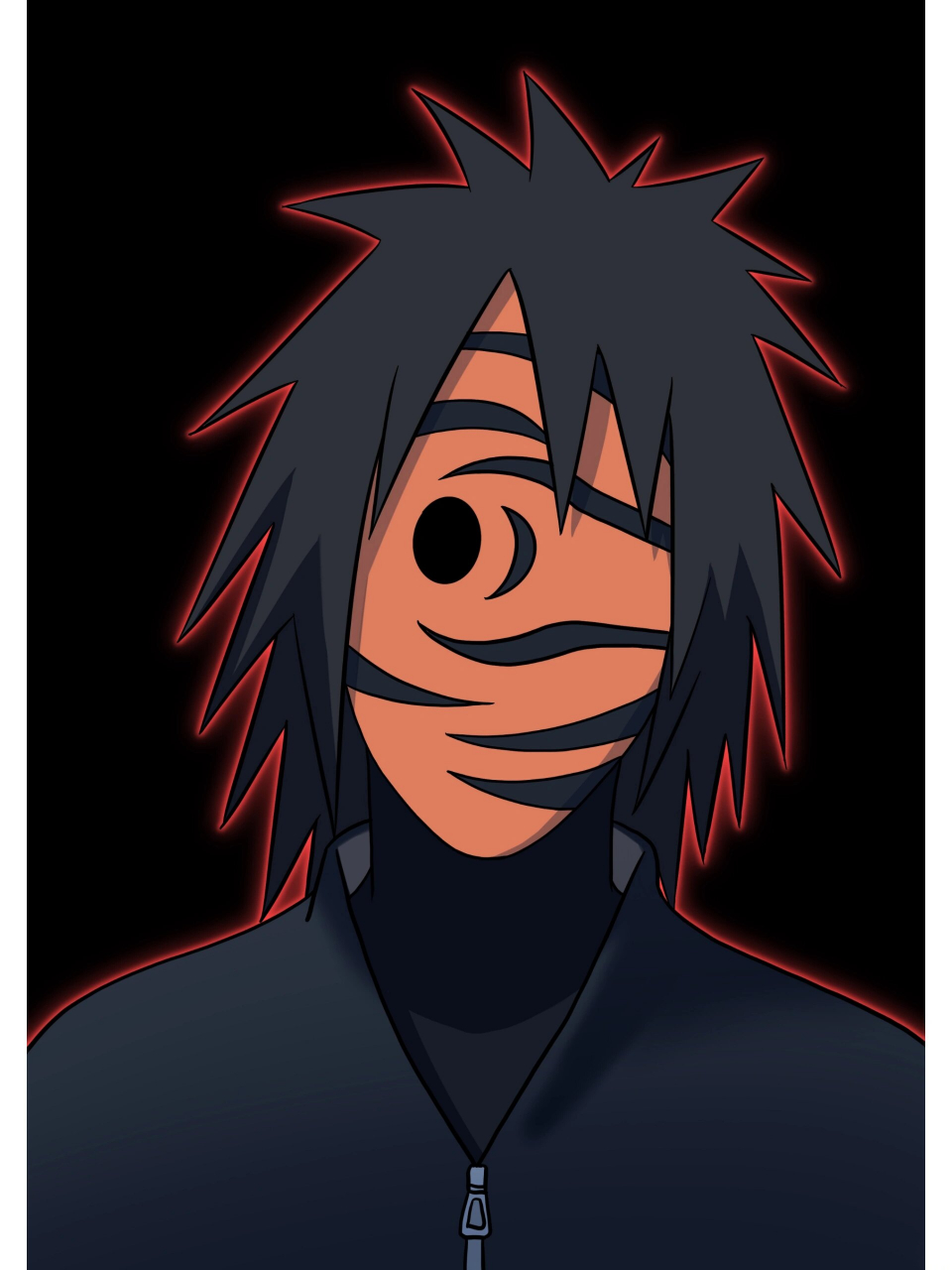 带土的面具 与世界为敌