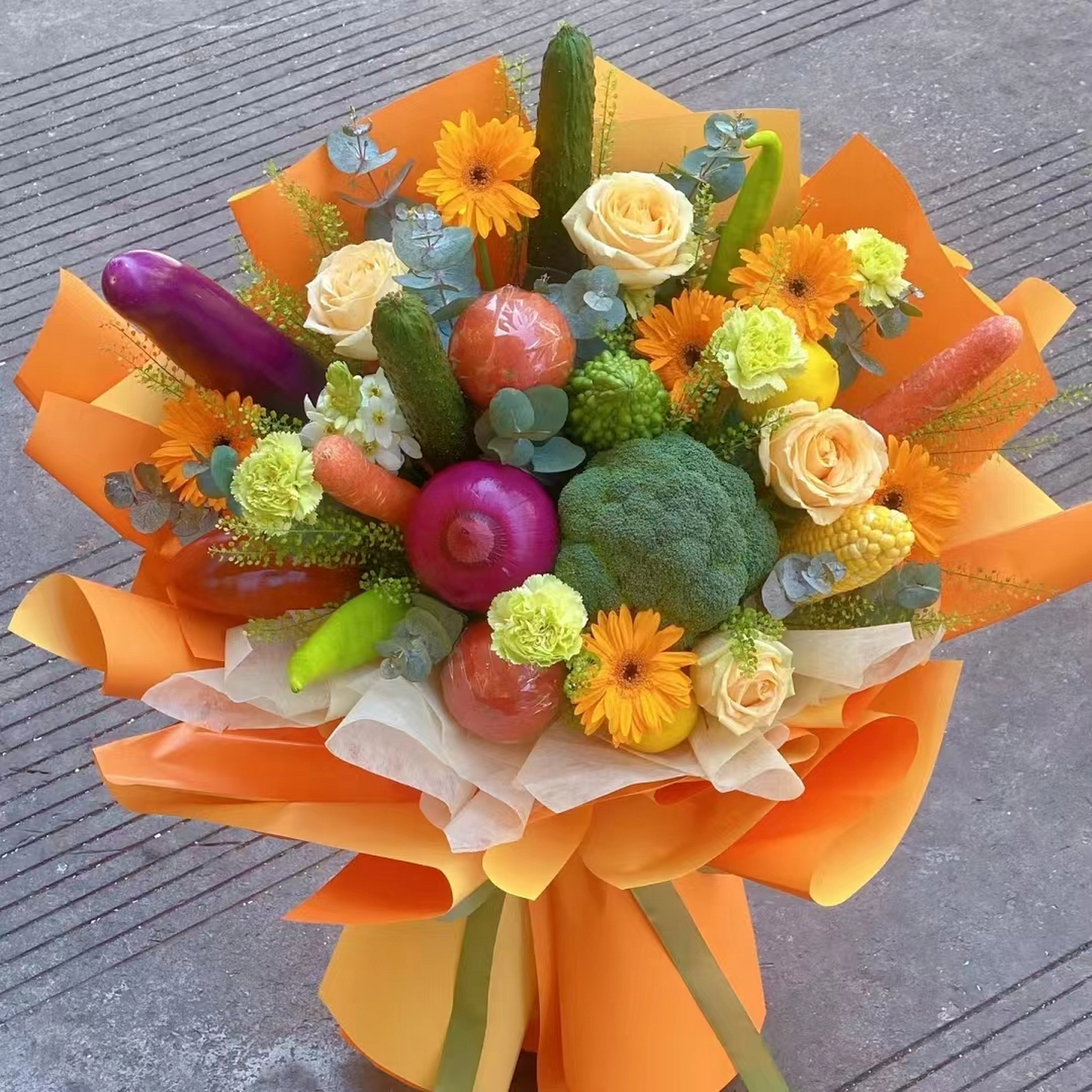 蔬菜插花图片大全大图 分享一组特别的插花94 是三餐是四季91 是