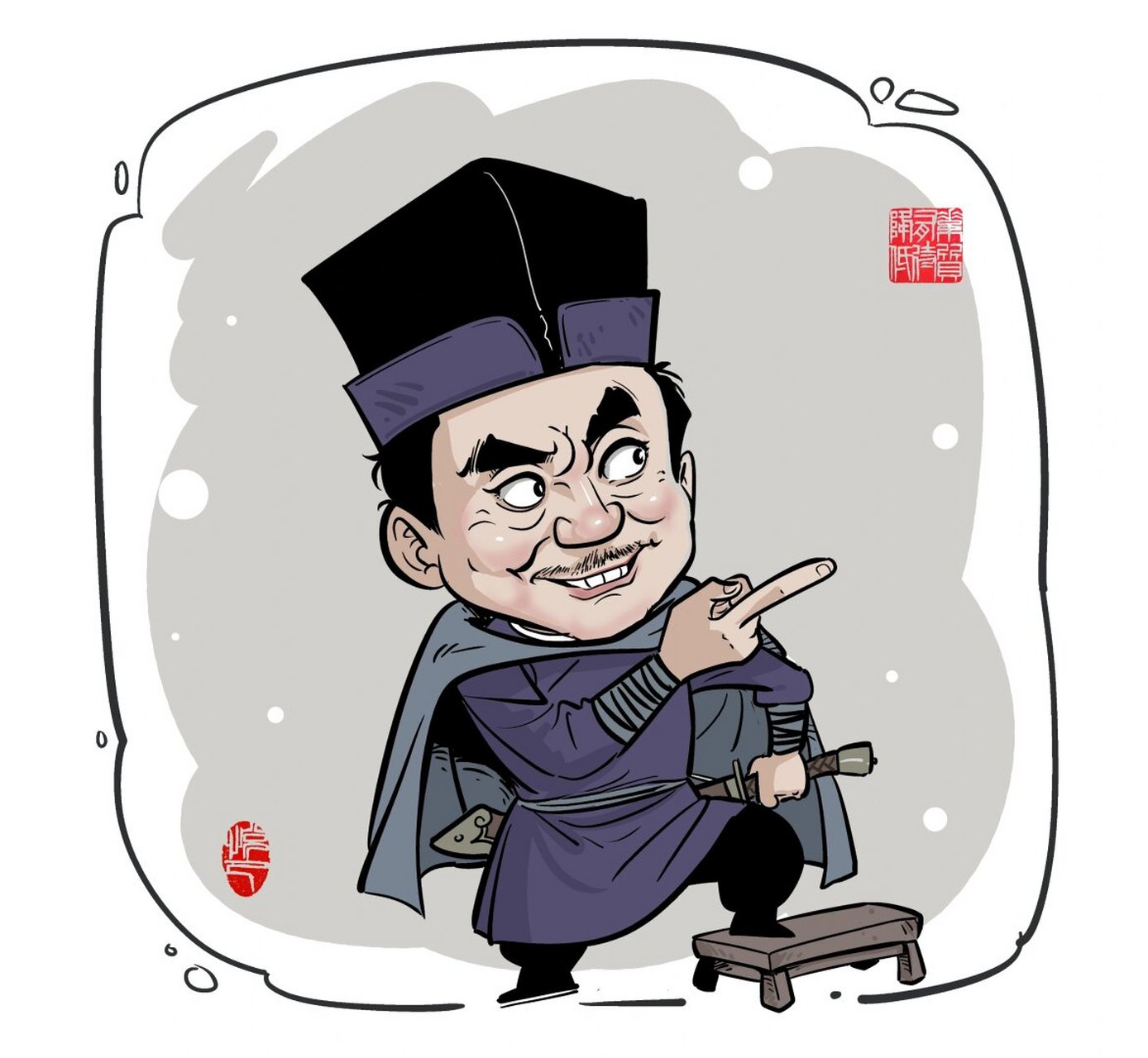 突然想起画画武林外传.不知不觉《武林外传》已经过去17年了.