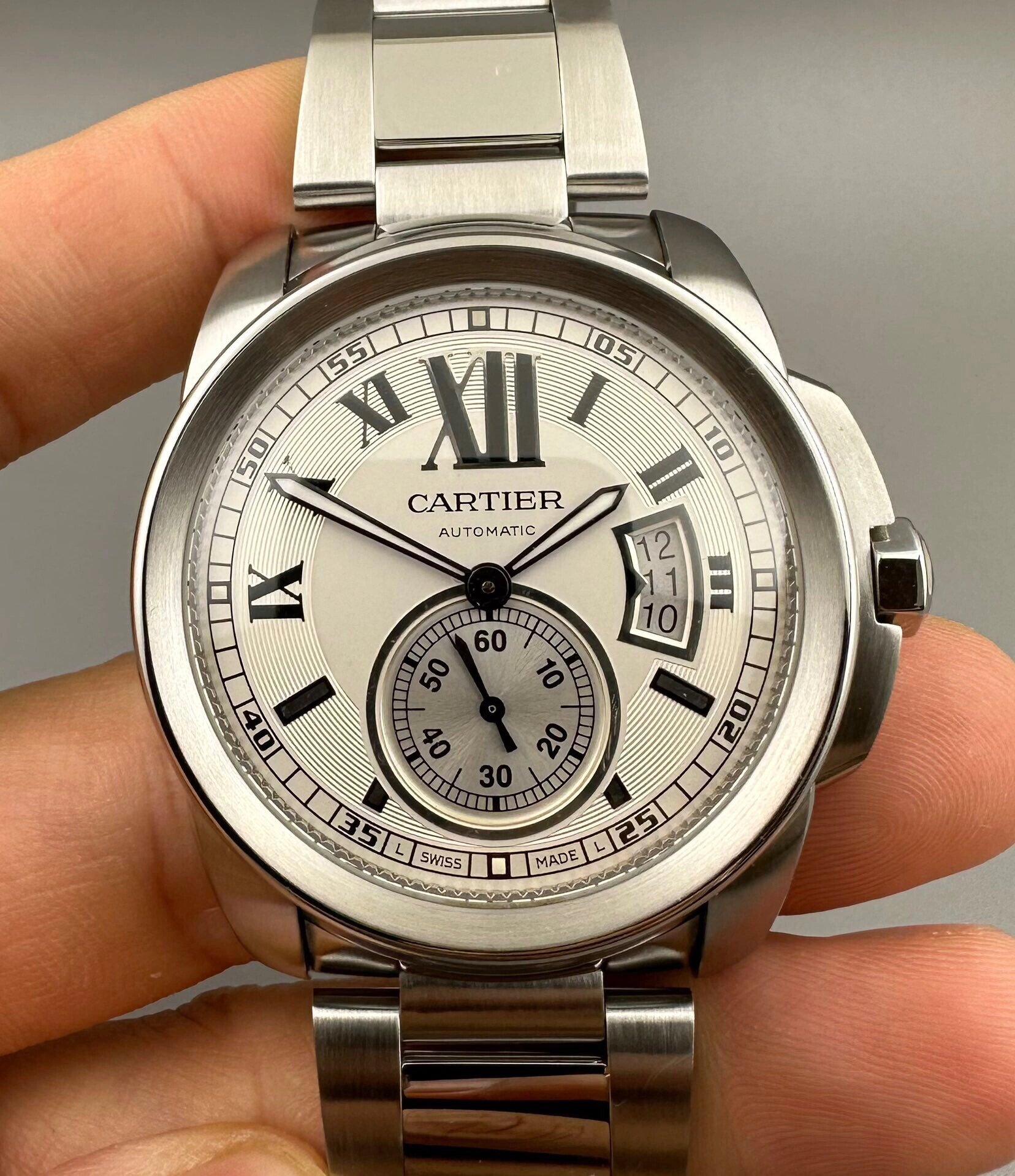 卡地亚卡列博系列w7100015男士手表 卡地亚卡列博系列:w7100015,42mm