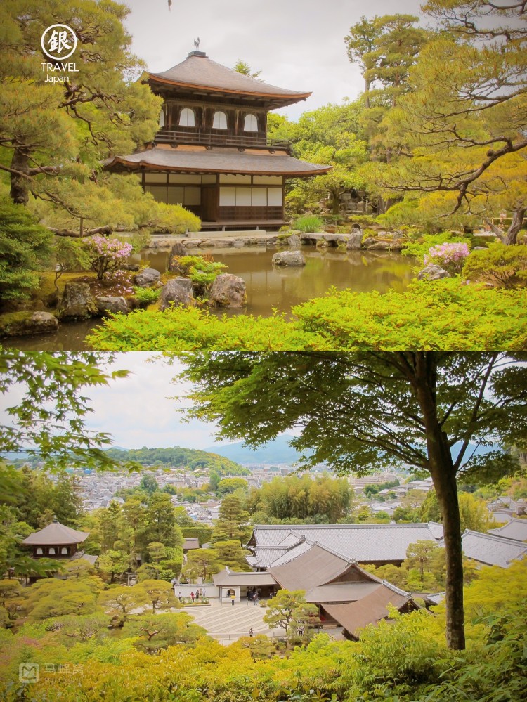 银阁寺枯山水图片