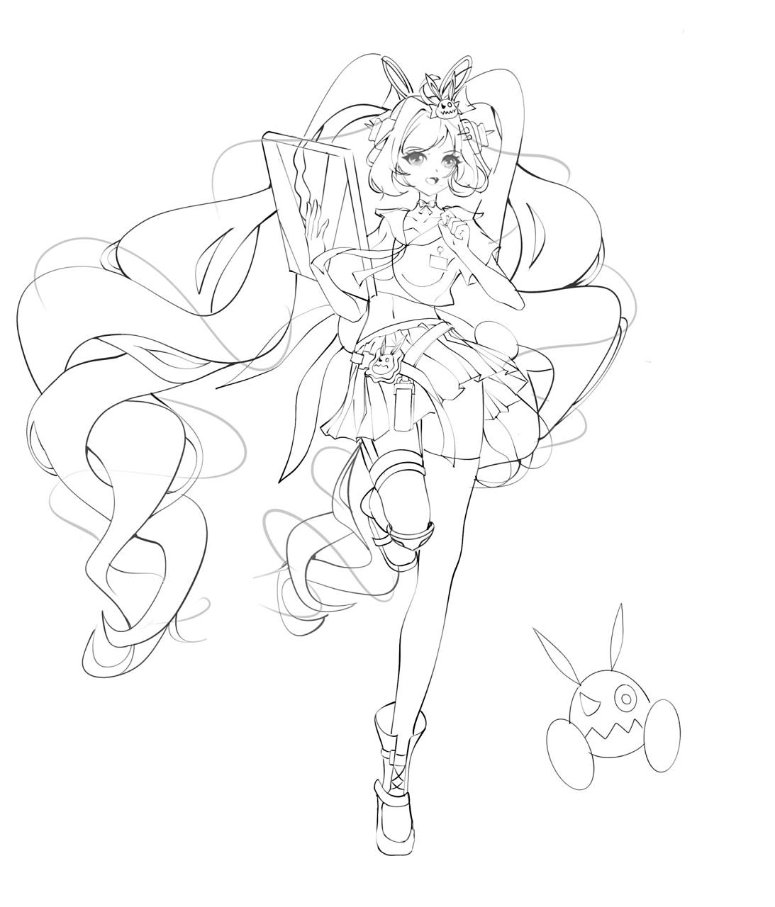 安琪拉画完啦 附带过程图