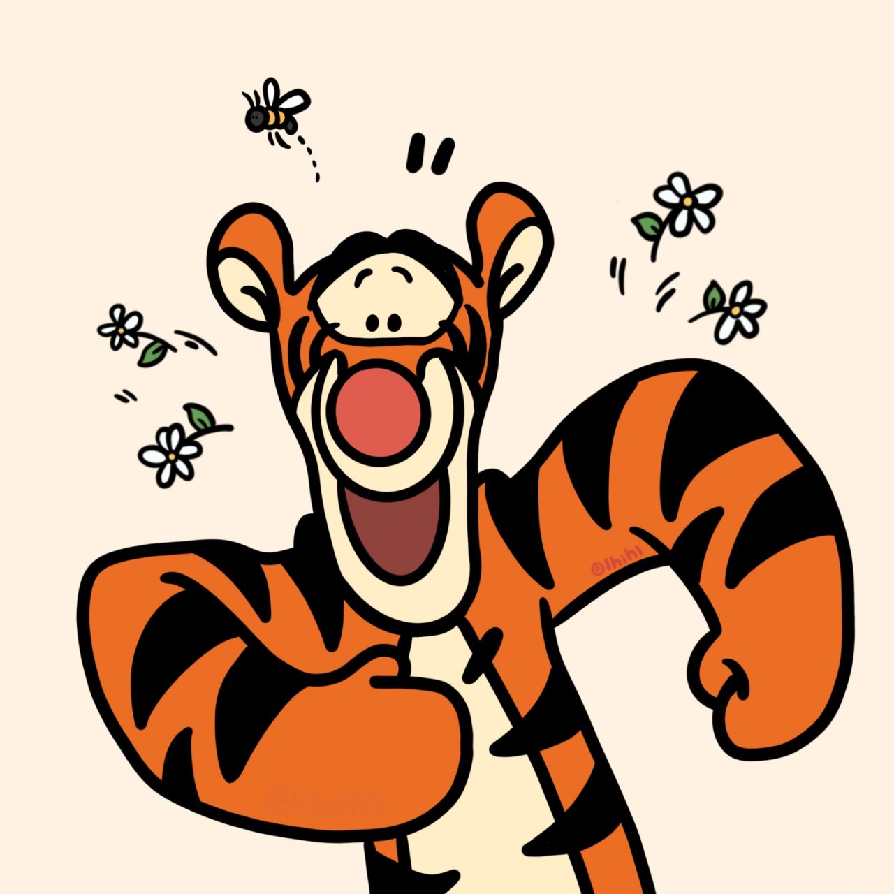 跳跳虎可爱手绘头像合集|winnie the pooh7715 99996996