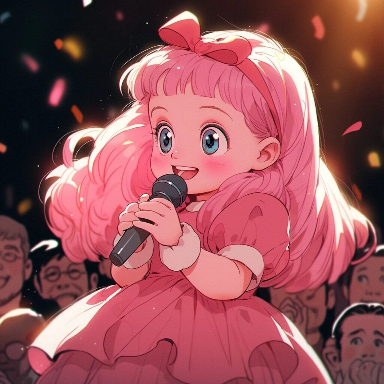 爱唱歌的小女生