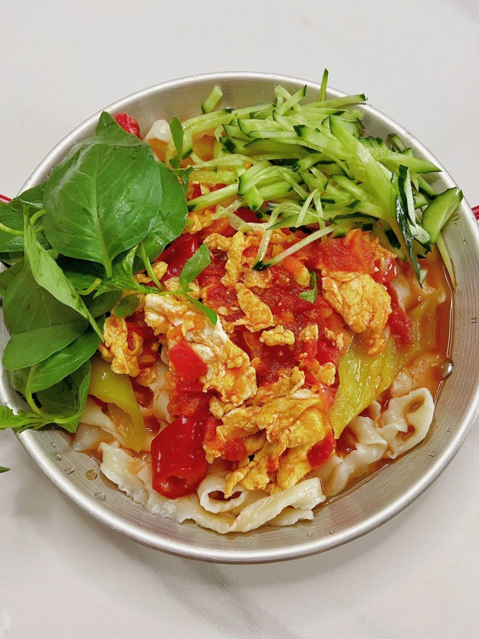 夏天一定要吃番茄鸡蛋蒜汁捞面6015爽口又好 简单易学零失败60