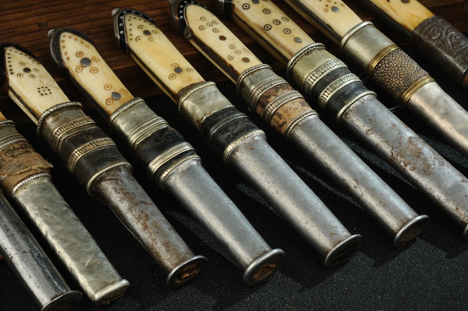 藏区老藏刀 最近收获 精致手工老藏刀