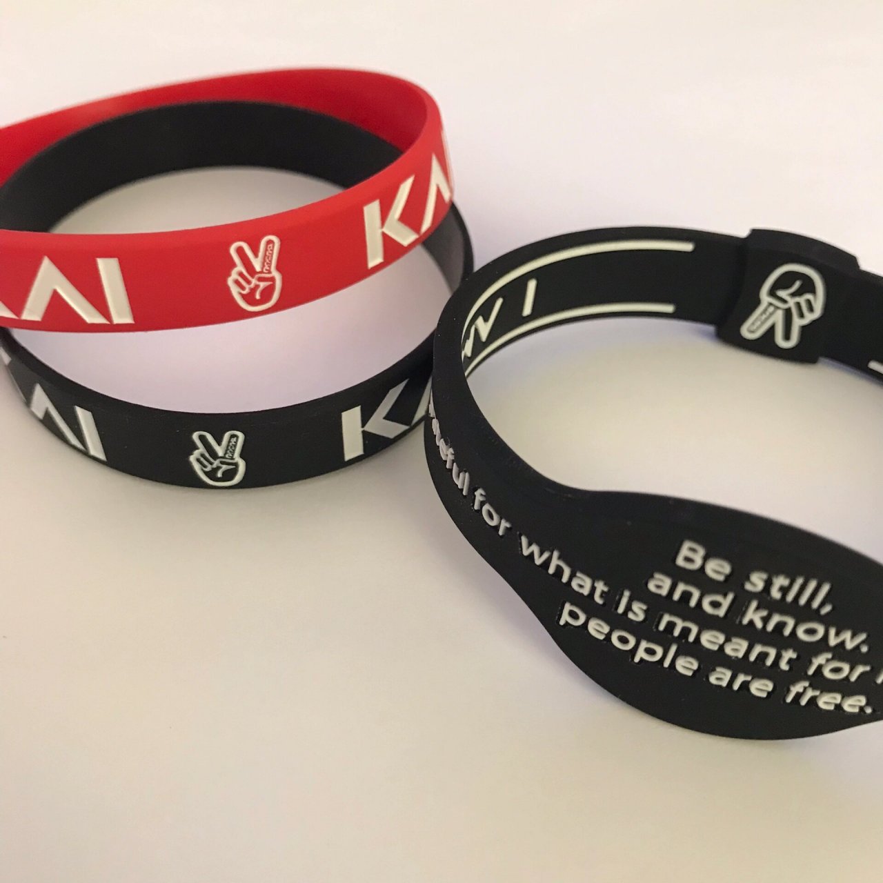 欧文 kai 手环 kyrie irving nba同款手环 deuce brand 上手还是很帅