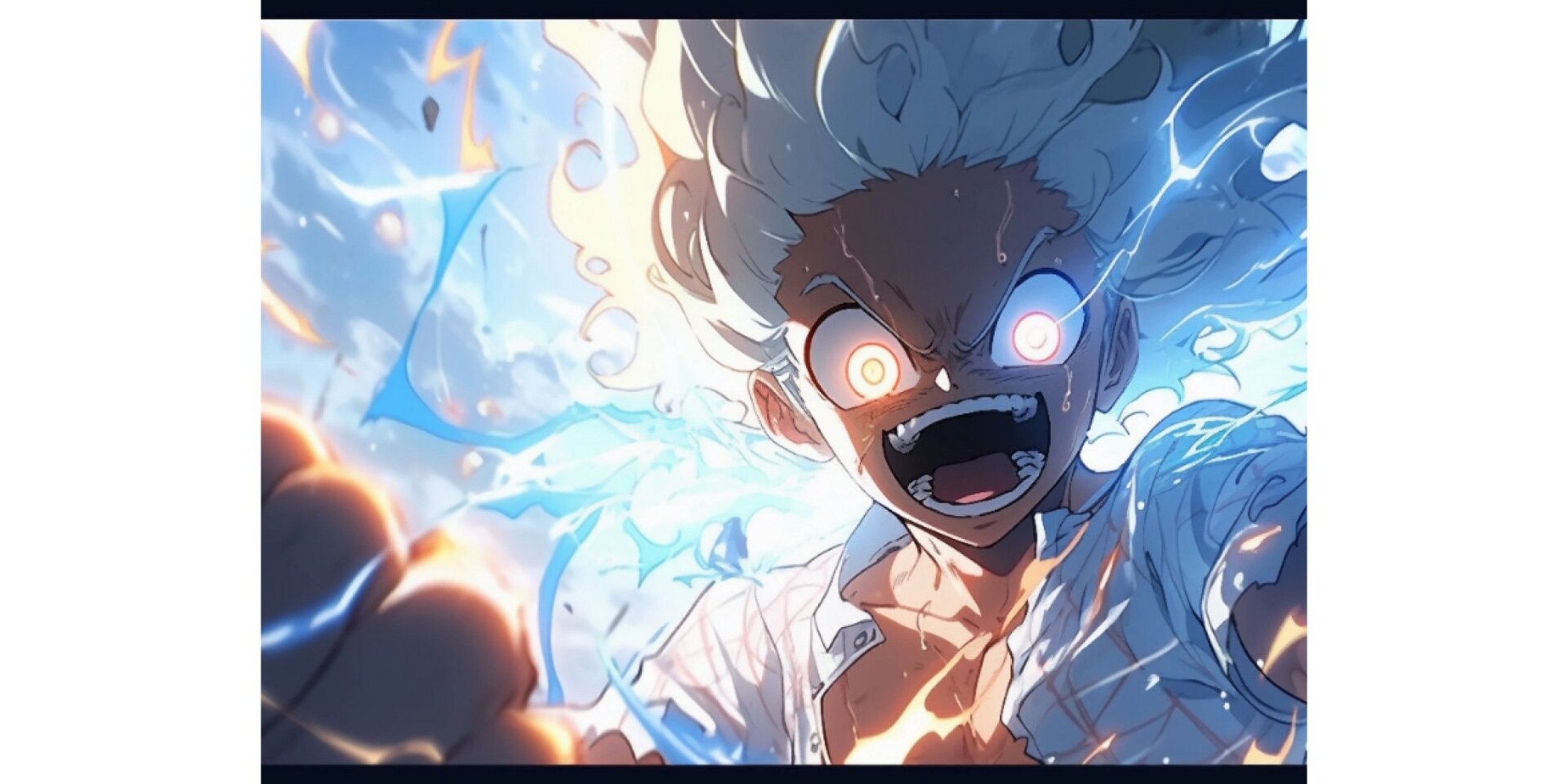 路飞五档火力全开4k高清壁纸分享 涅槃重生,觉醒太阳神尼卡 0202