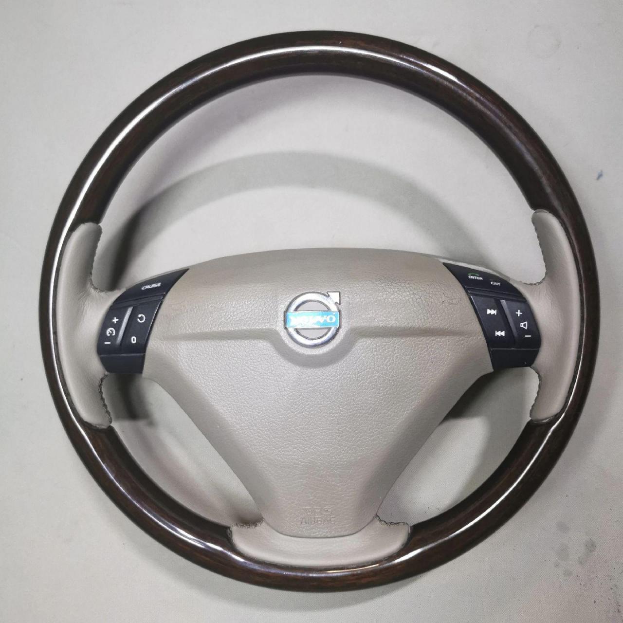 沃尔沃s60l方向盘翻新修复改装