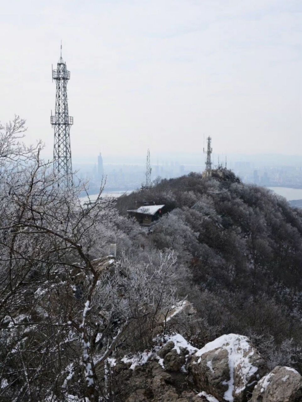 南京紫金山登山图片