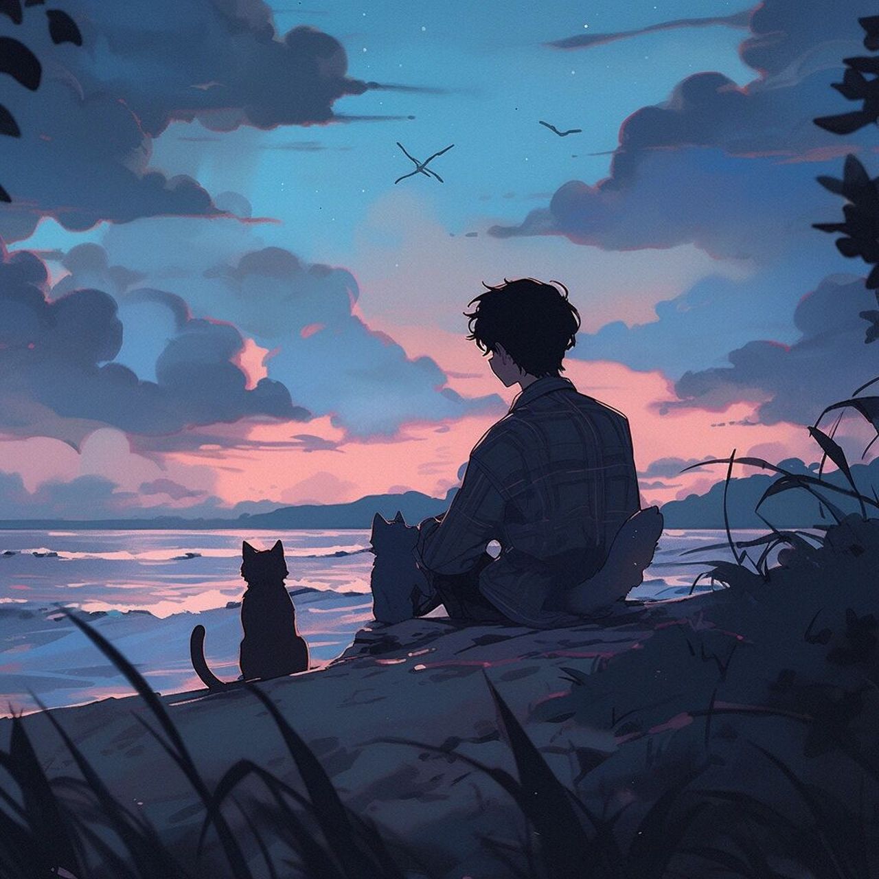 温柔晚风  61  氛围感男生头像7815