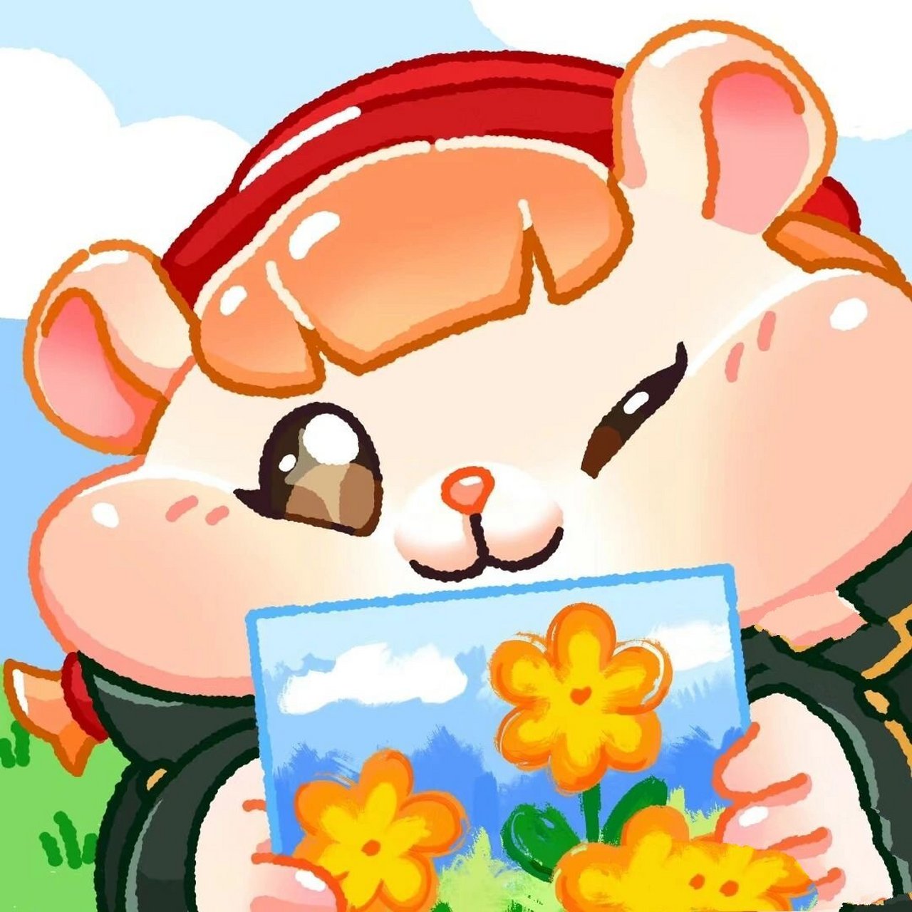 蛋仔派对仓鼠米仔头像 仓鼠米仔染色全部集齐啦,而且还有拟人的呢