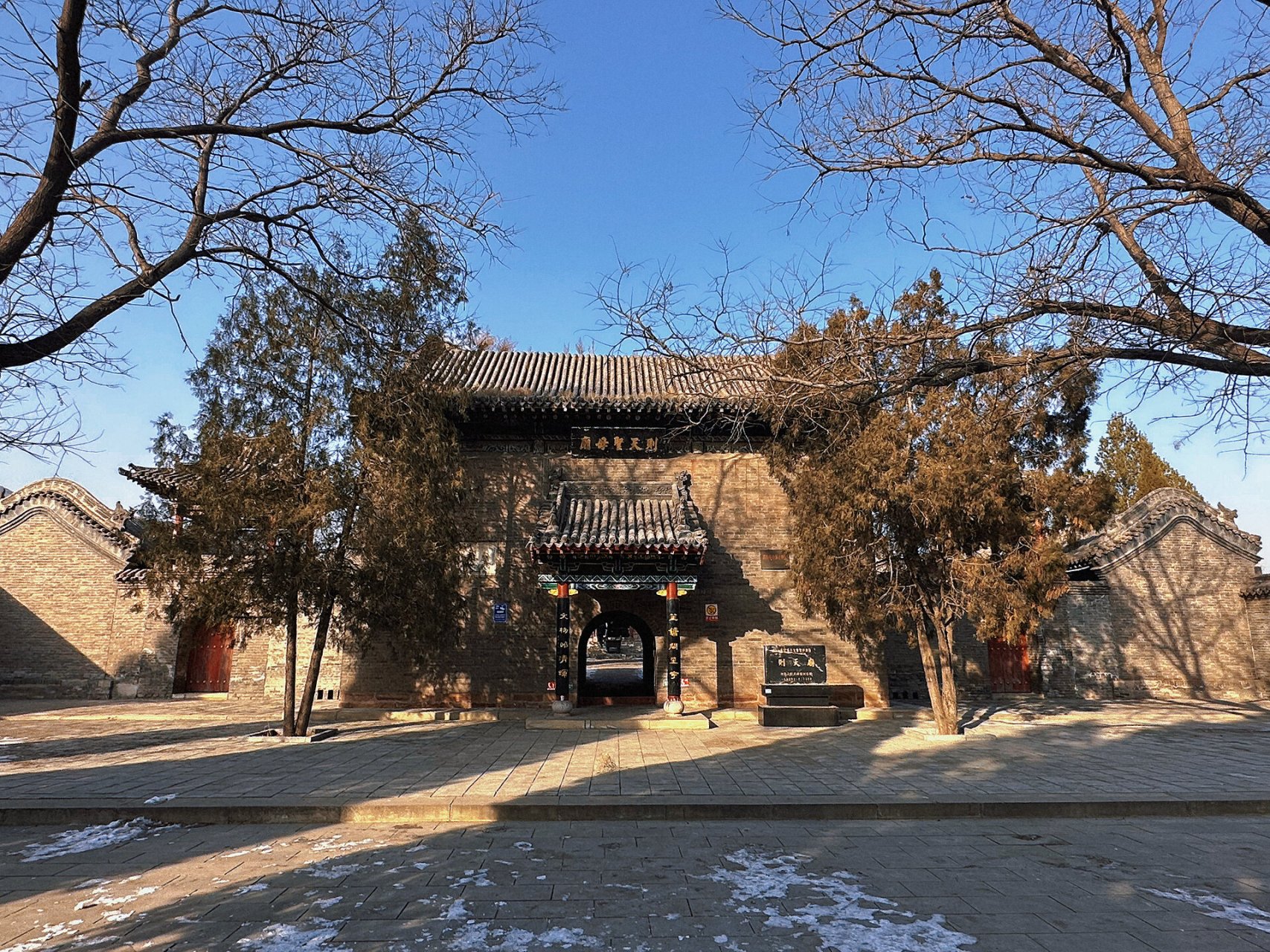 则天圣母庙|女子求富贵最灵验 则天庙,于坐北向南,规模不大,中轴线上