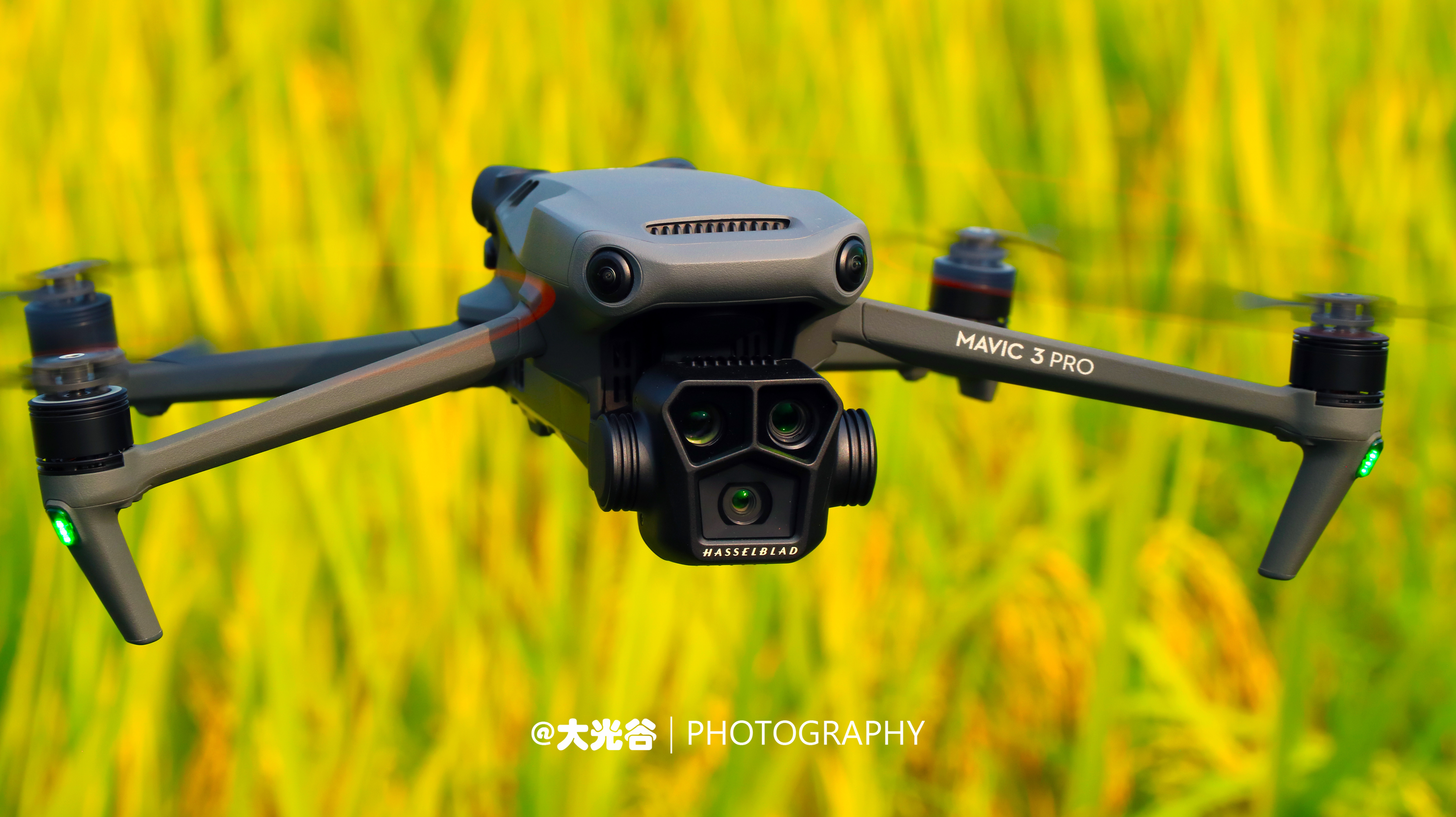 记录美景的同时,不忘给"靓仔"上组照片高空侦察相机