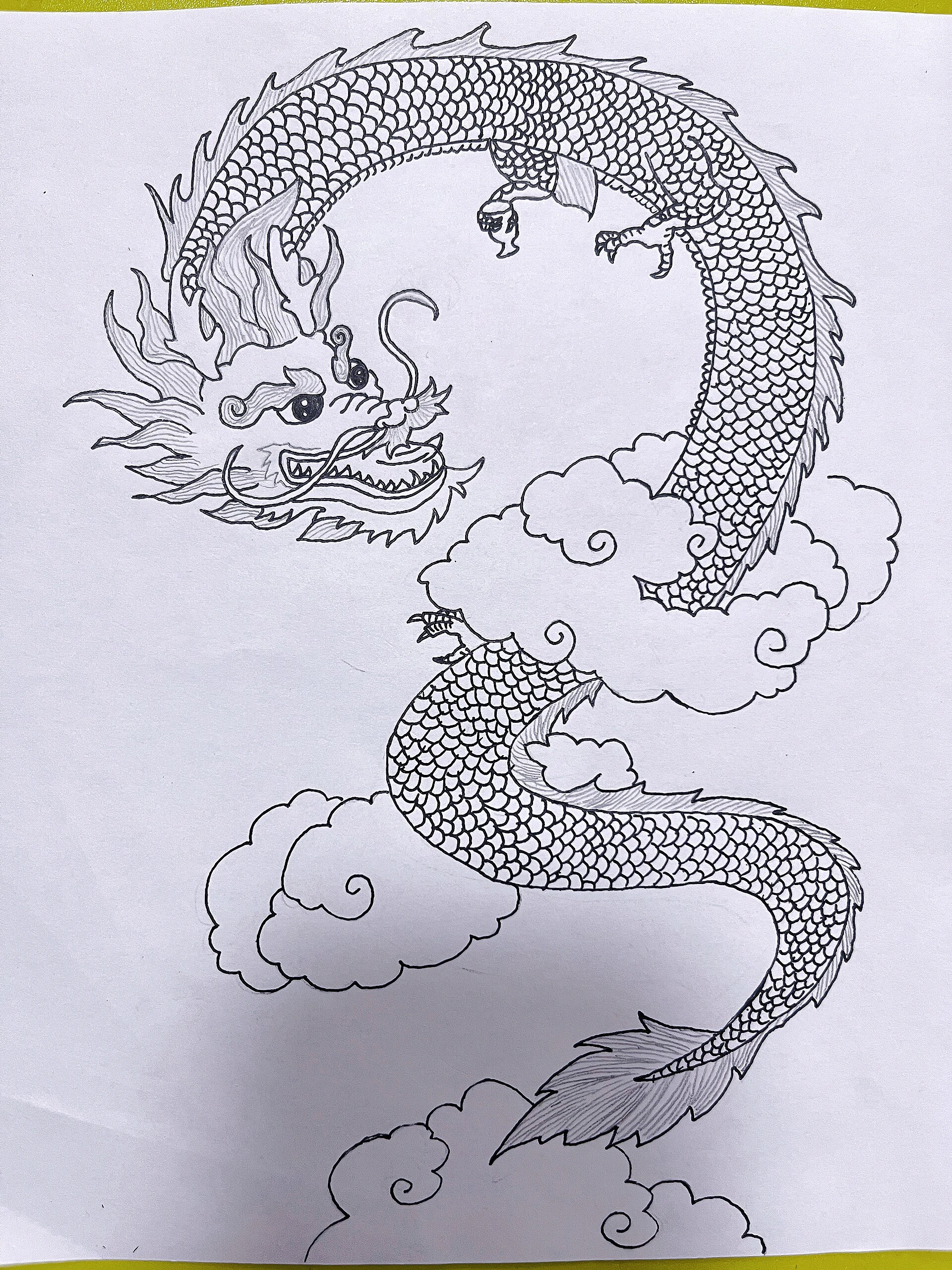 龙的简笔画