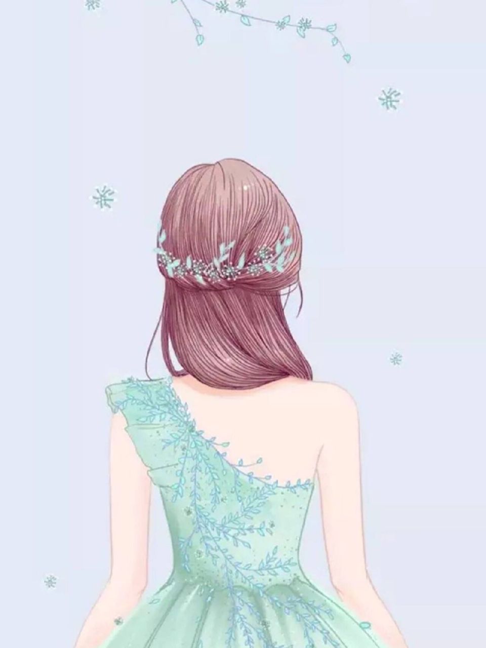 一组好看的女孩子背影图片