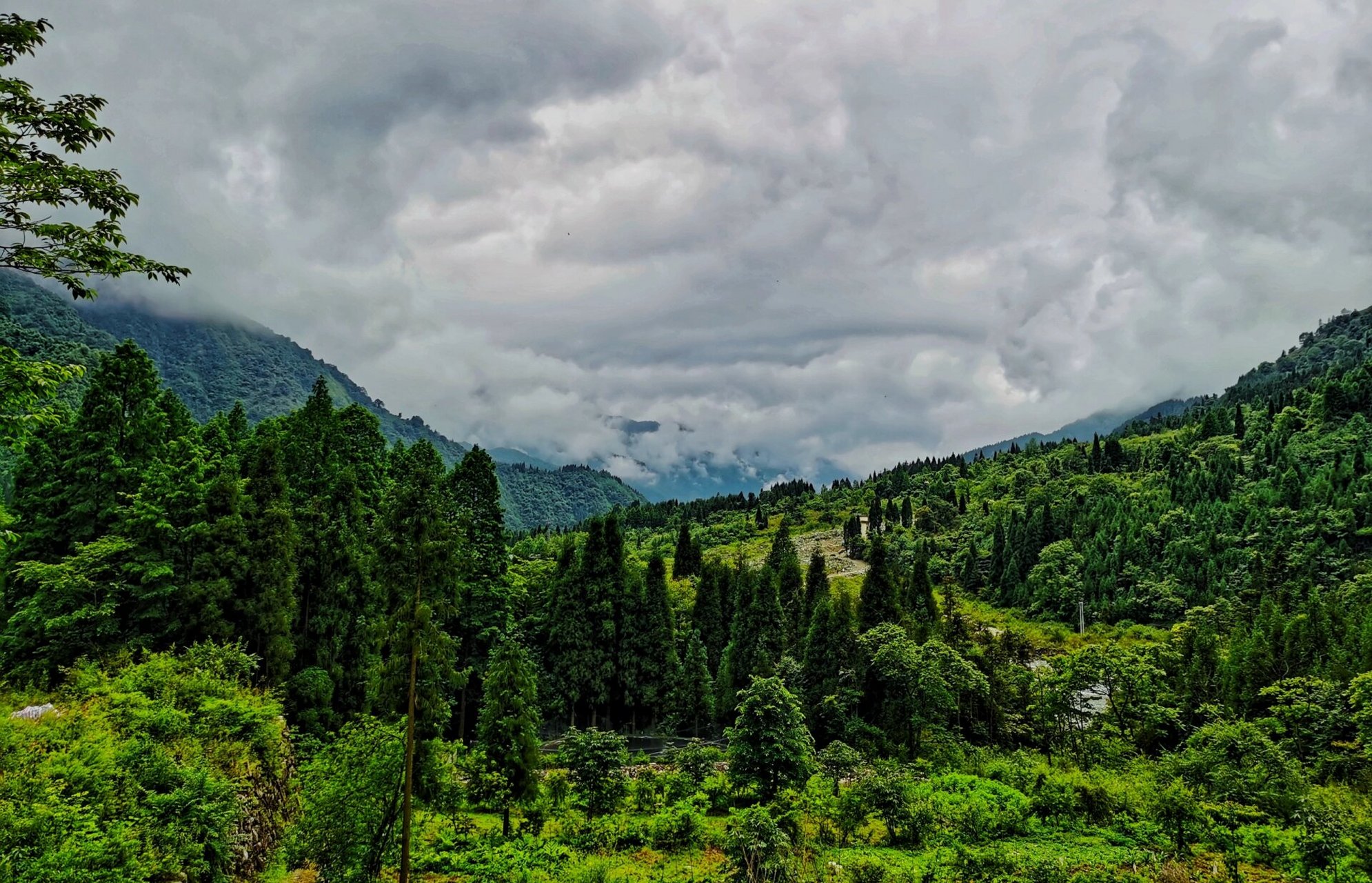 彭州·银厂沟 2007年夏曾随公司到银厂沟(龙门山腹地)游玩,该地次年就