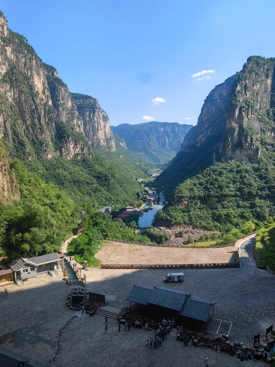 山西长治太行山大峡谷龙泉峡攻略 1,可以在网上提前购票,需要买两张