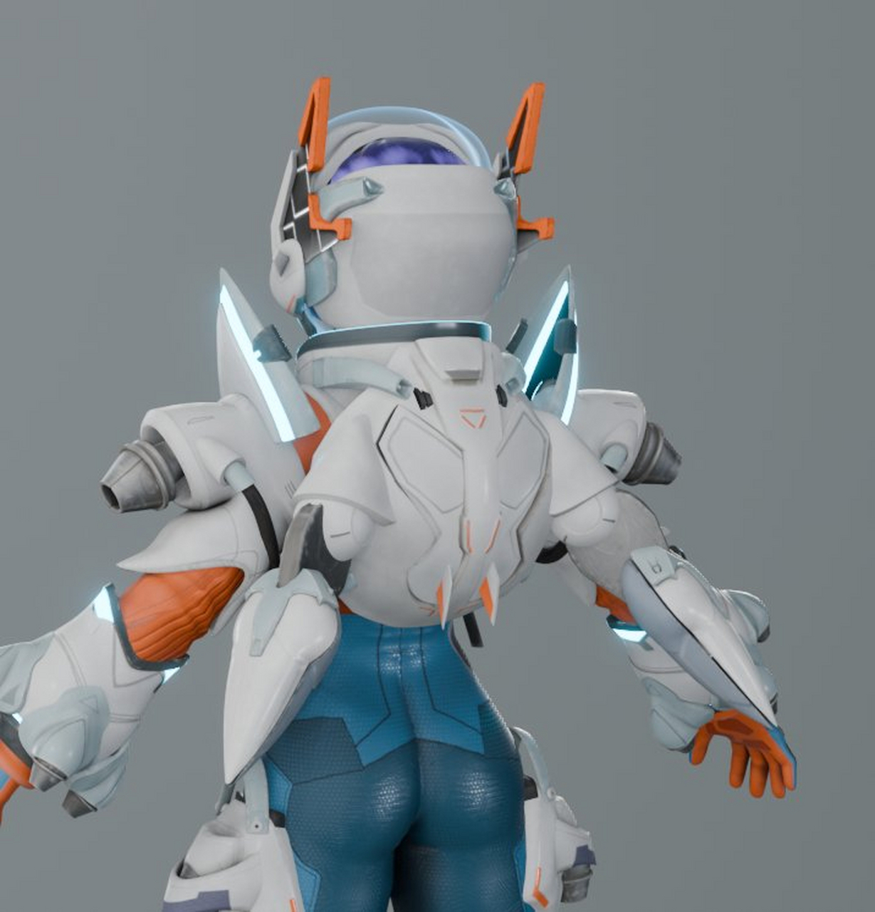 《#守望先锋2#》新辅助英雄space ranger还未上线,国外3d艺术家lukasz