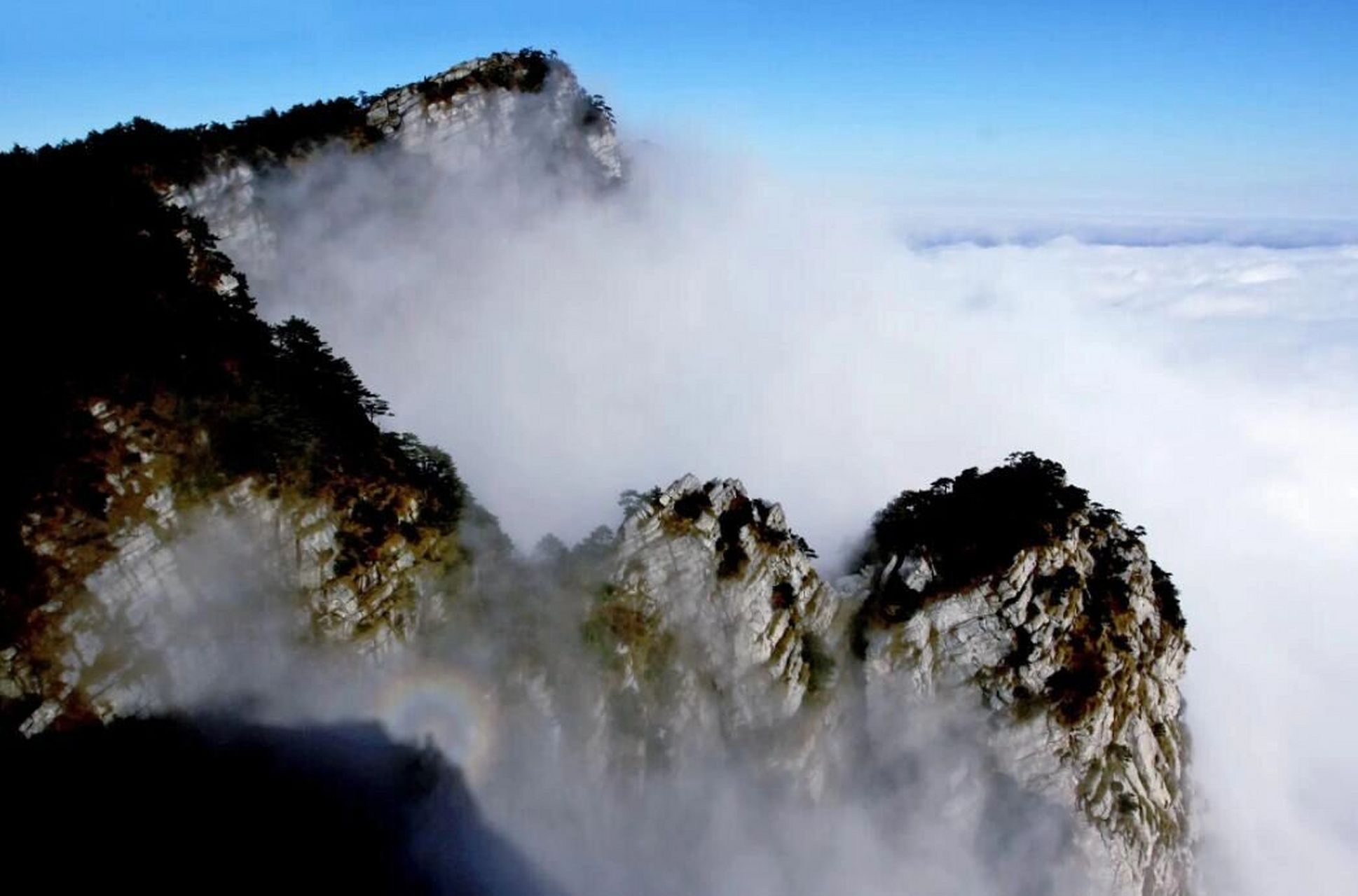 江西庐山旅游景点天气图片
