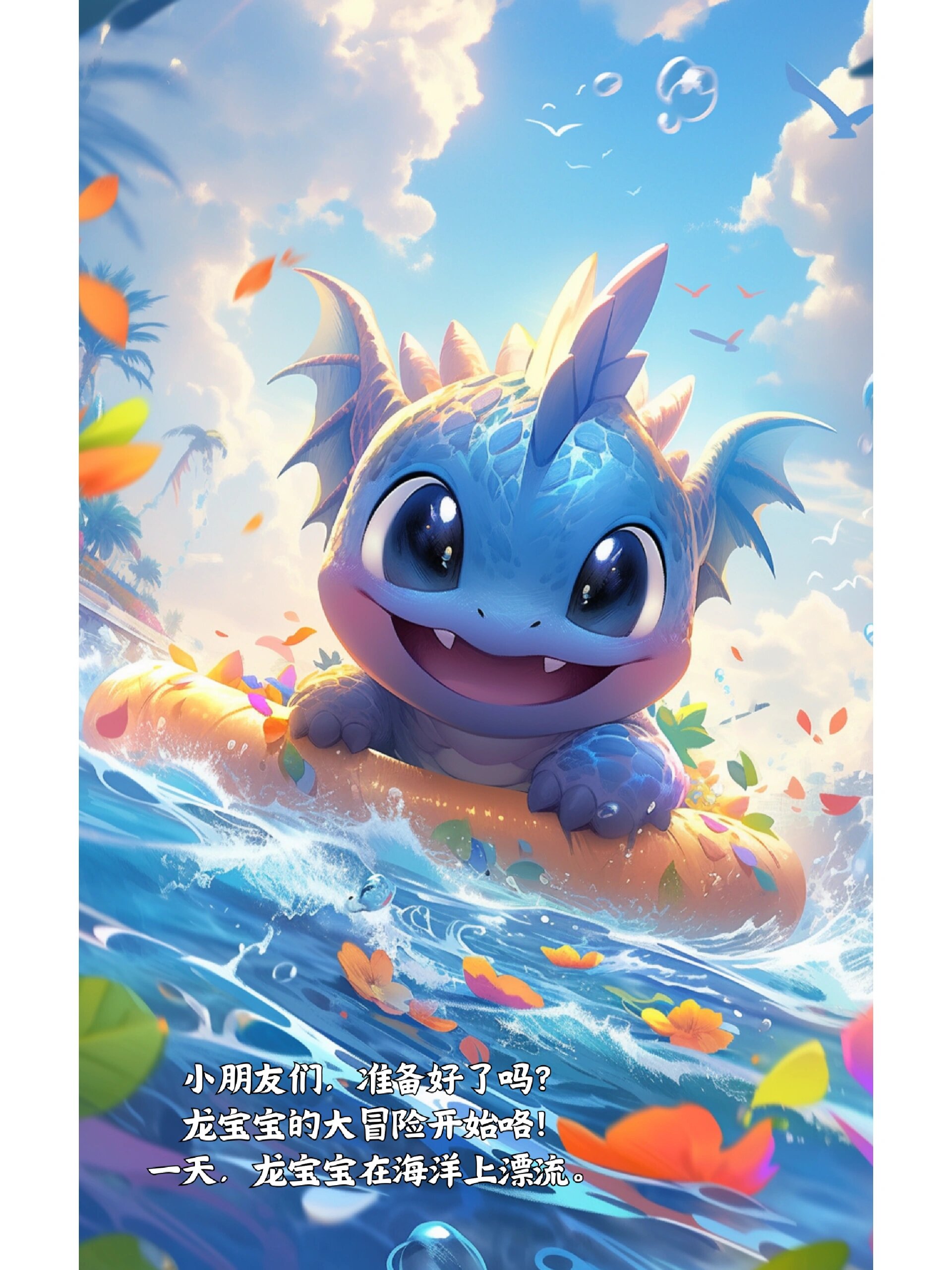 自制儿童绘本:《龙宝宝的海底世界》 今天要向大家介绍一本自制儿童