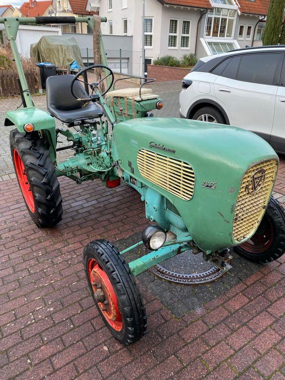 1960年德国高德尼ak2型拖拉机.风冷双缸25马力柴油机