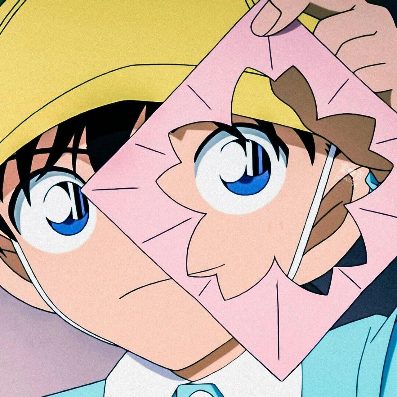 樱花班的回忆94 小工藤新一头像 可爱的傲娇小男孩