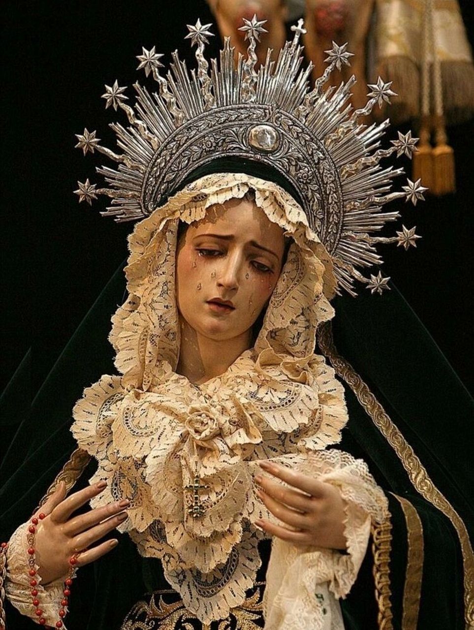 每日艺术|哭泣的圣母玛利亚☞inspiration - 痛苦圣母(our lady of