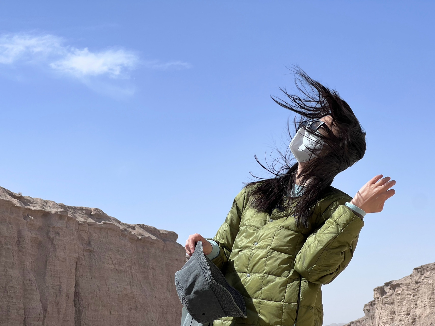 莫高窟的姊妹窟榆林窟# 风中凌乱的蕾,这发型太时髦[大笑][大笑]