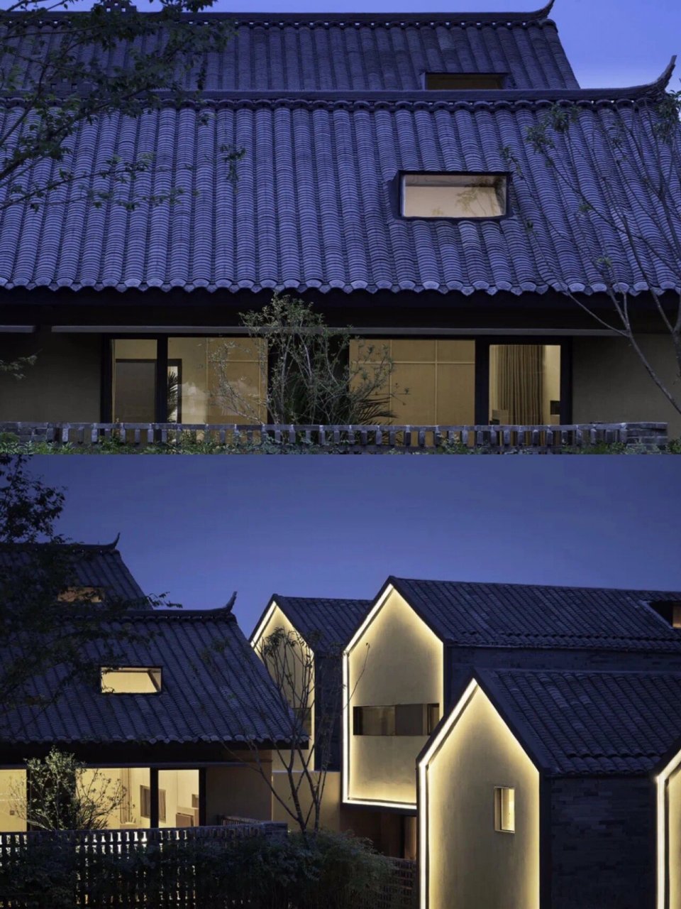 农村老房改造设计|砖瓦房与玻璃窗的结合 传统民居改造设计,民宿改造