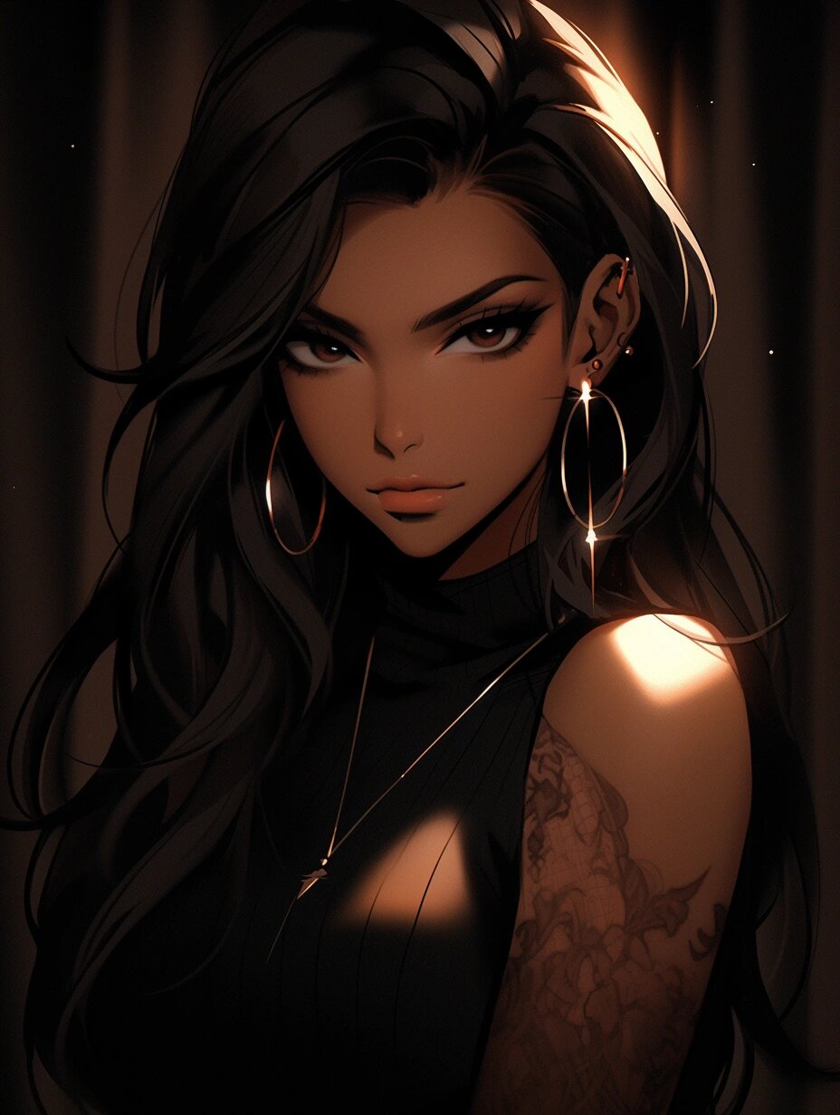 暗黑系头像丨欧美风丨女生头像