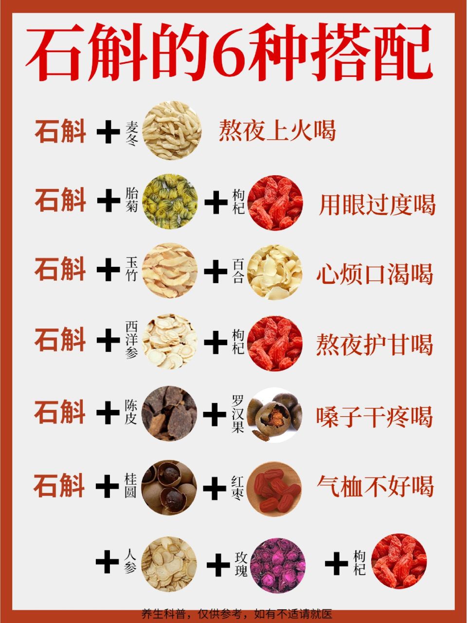 939393今天给大家分享一些石斛的搭配茶方和日常用法 · 95